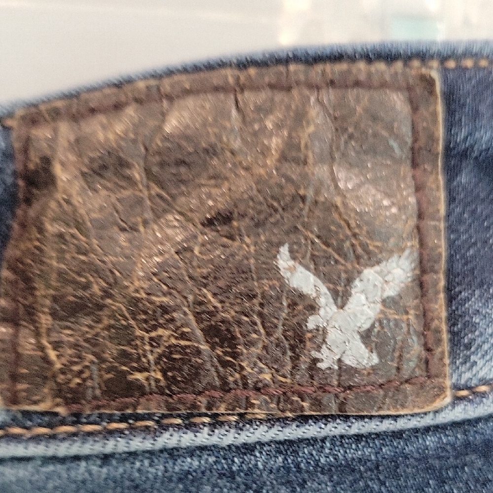 American Eagle Outfitters Women's Distressed Blue Skinny Jeans - Picture 11 of 15